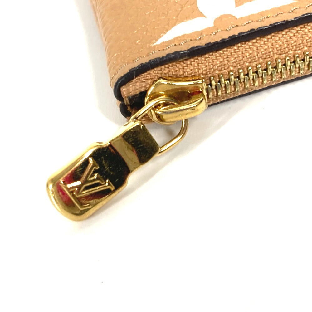 LOUIS VUITTON Coin case M81165 Monogram Ann Platt Leather beige Monogram Ann Platt Pochette cree