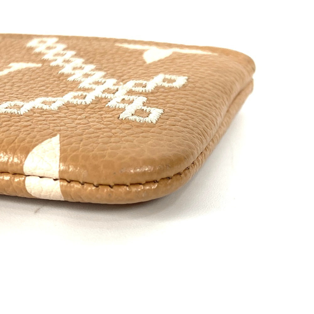 LOUIS VUITTON Coin case M81165 Monogram Ann Platt Leather beige Monogram Ann Platt Pochette cree