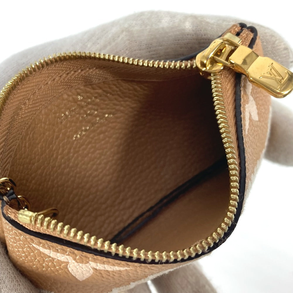 LOUIS VUITTON Coin case M81165 Monogram Ann Platt Leather beige Monogram Ann Platt Pochette cree