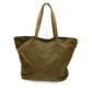 PRADA Tote Bag Nylon, Leather Brown type Bear Stone