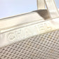 CHANEL Shoulder Bag Leather / canvas Ivorytype logo