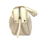 CHANEL Shoulder Bag Leather / canvas Ivorytype logo