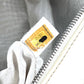 CHANEL Handbag Leather / canvas beige CC COCO Mark logo