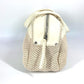 CHANEL Handbag Leather / canvas beige CC COCO Mark logo