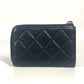 CHANEL Coin case lambskin black CC COCO Mark logo Matelasse quilting