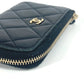CHANEL Coin case lambskin black CC COCO Mark logo Matelasse quilting