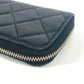 CHANEL Coin case lambskin black CC COCO Mark logo Matelasse quilting