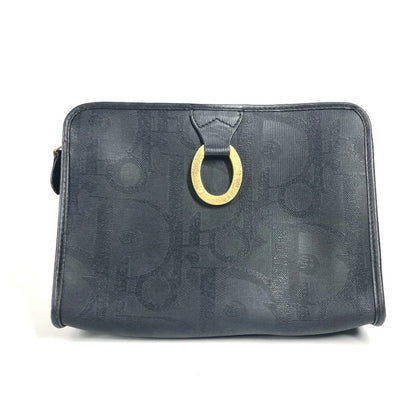 Dior business bag PVC / Leather Navy vintage logo