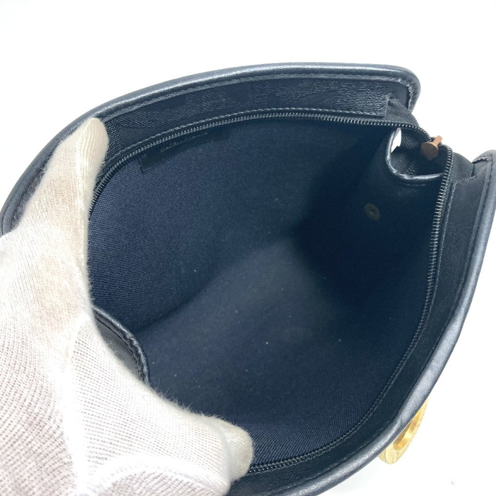 Dior business bag PVC / Leather Navy vintage logo