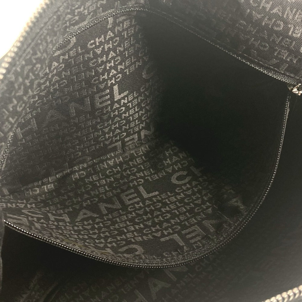 CHANEL Shoulder Bag Leather / nylon black CC COCO Mark Chocolate Bar