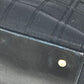 CHANEL Shoulder Bag Jersey black CC COCO Mark Chocolate Bar