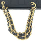 CHANEL Shoulder Bag Jersey black CC COCO Mark Chocolate Bar