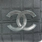 CHANEL Shoulder Bag Jersey black CC COCO Mark Chocolate Bar