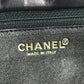 CHANEL Shoulder Bag Jersey black CC COCO Mark Chocolate Bar