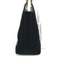 CHANEL Shoulder Bag Jersey black CC COCO Mark Chocolate Bar