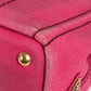 PRADA Handbag canvas pink Canapa logo