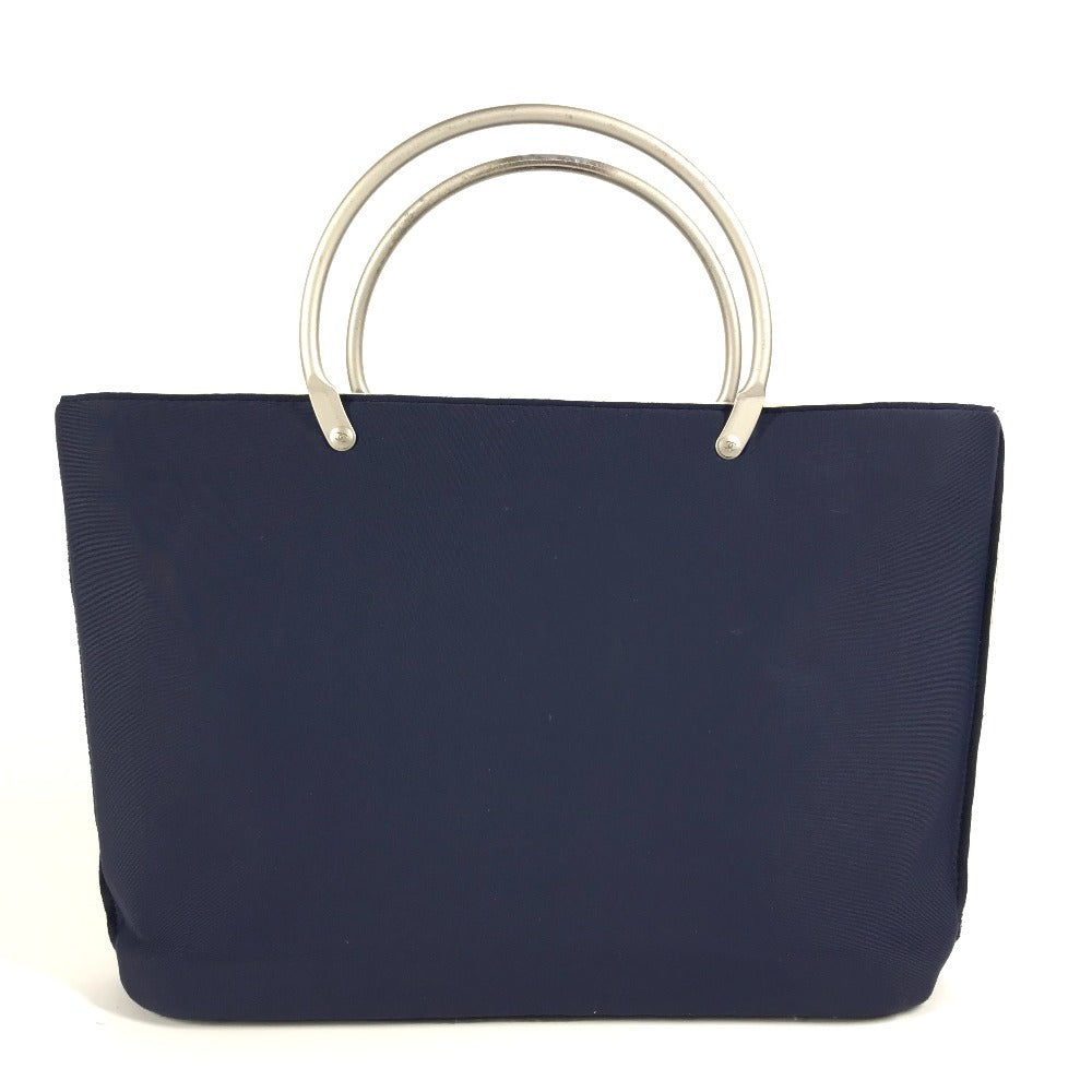 CHANEL Handbag polyamide Navy