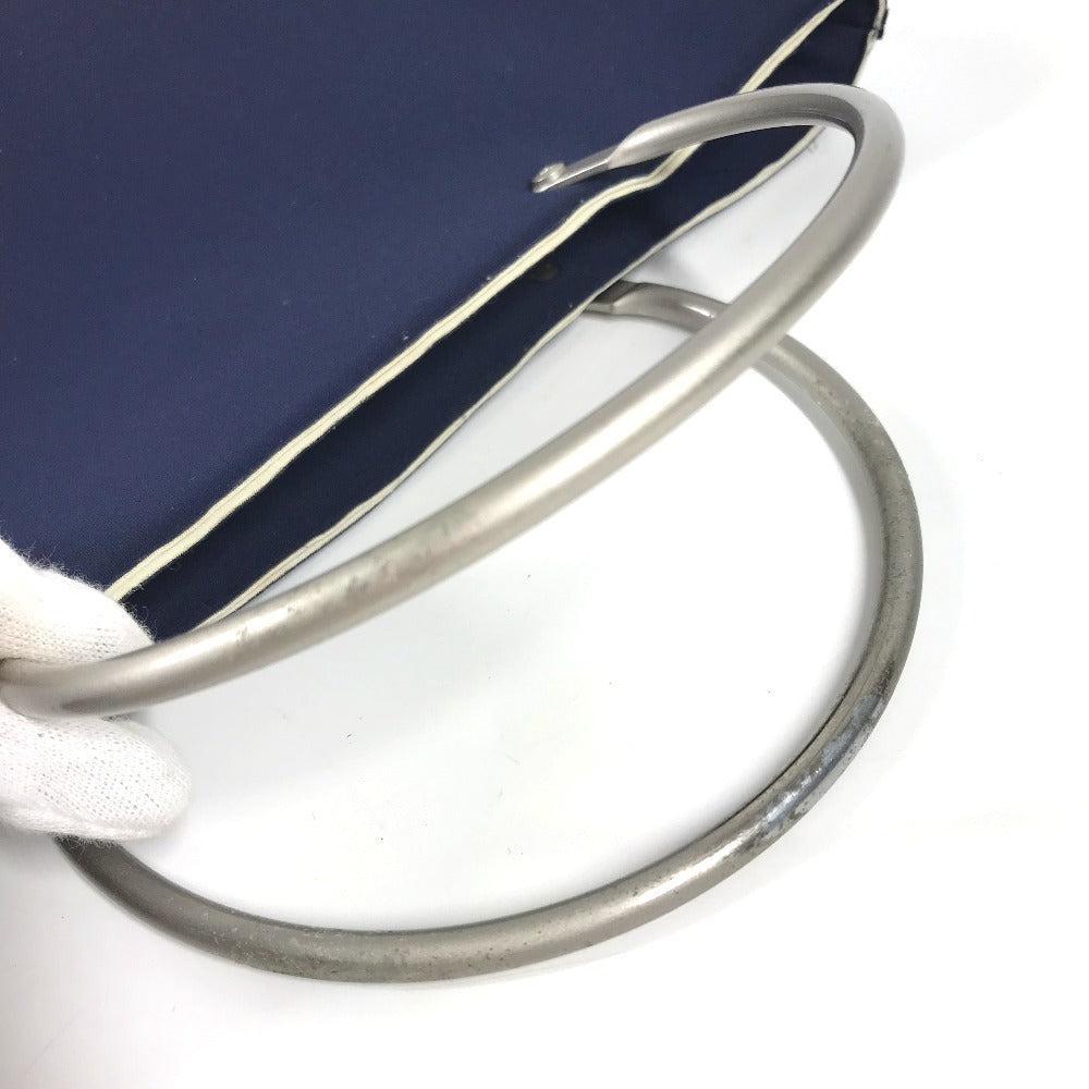 CHANEL Handbag polyamide Navy