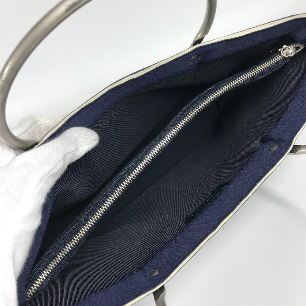 CHANEL Handbag polyamide Navy