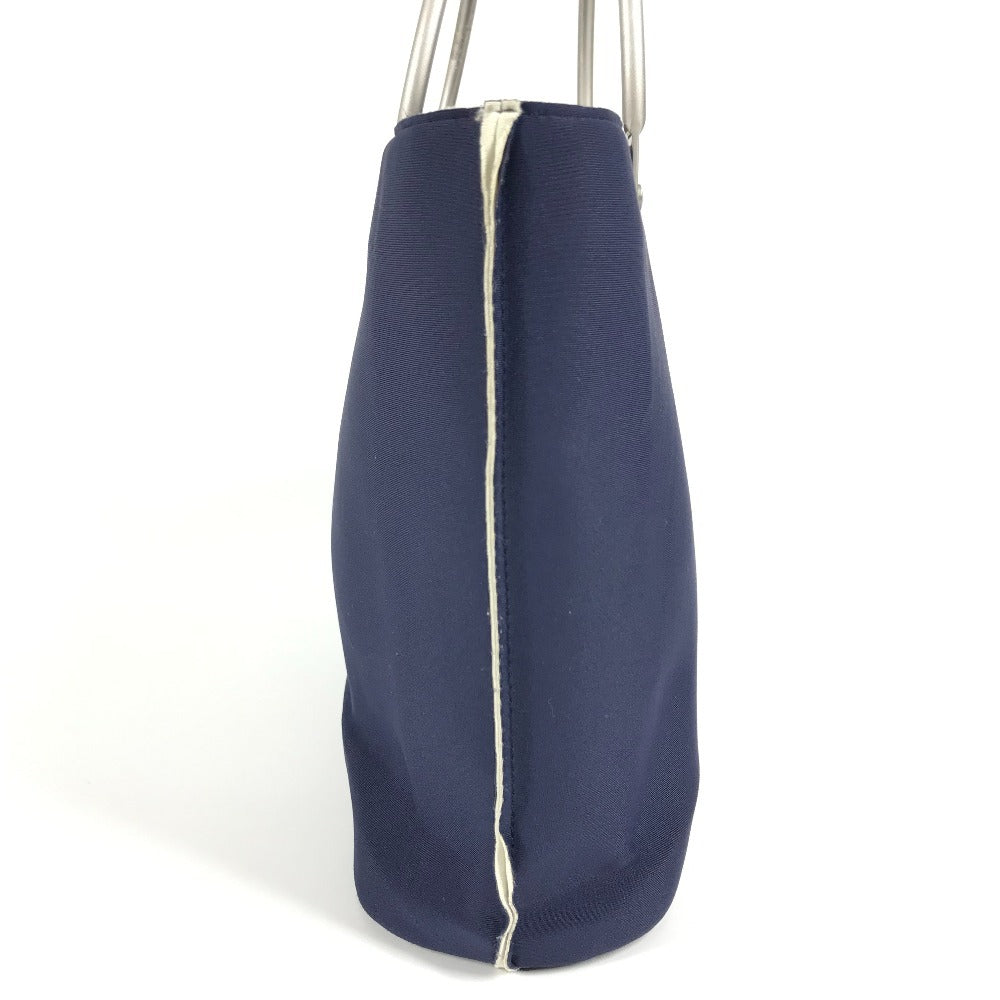 CHANEL Handbag polyamide Navy