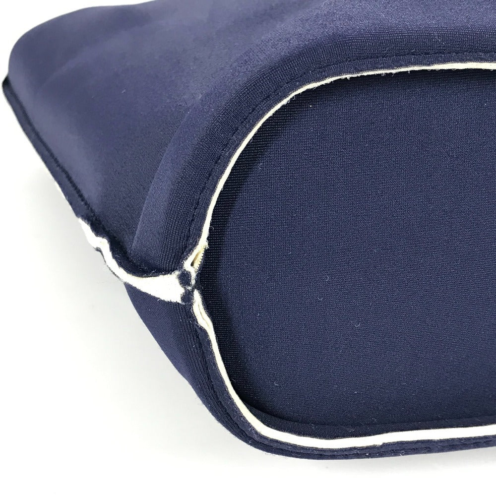 CHANEL Handbag polyamide Navy