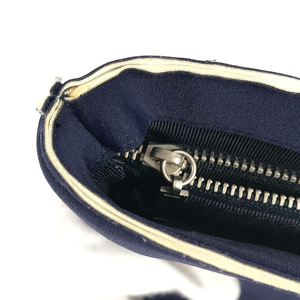 CHANEL Handbag polyamide Navy
