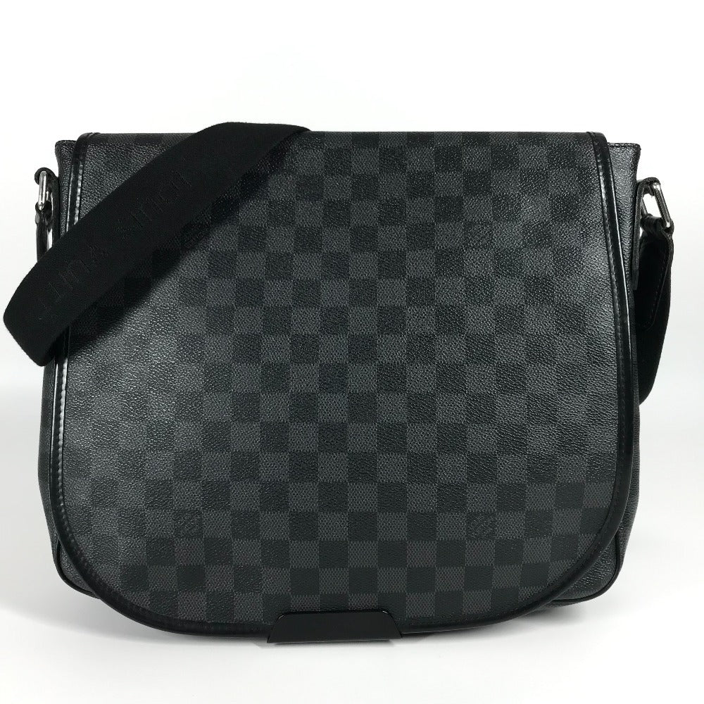 LOUIS VUITTON Shoulder Bag N58029 Damier Grafitto Canvas black Damier Grafitte Daniel MM Daniel MM