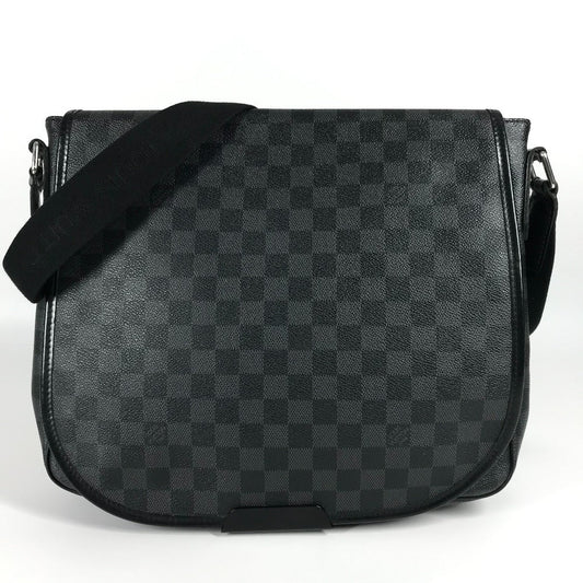 LOUIS VUITTON Shoulder Bag N58029 Damier Grafitto Canvas black Damier Grafitte Daniel MM Daniel MM