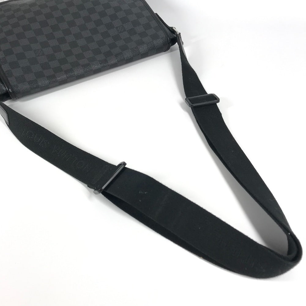 LOUIS VUITTON Shoulder Bag N58029 Damier Grafitto Canvas black Damier Grafitte Daniel MM Daniel MM
