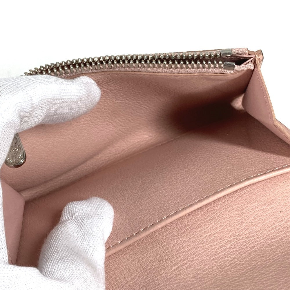 LOUIS VUITTON Folded wallet M64050 Monogram Mahina pink Monogram Mahina Portomone Anae