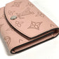 LOUIS VUITTON Folded wallet M64050 Monogram Mahina pink Monogram Mahina Portomone Anae