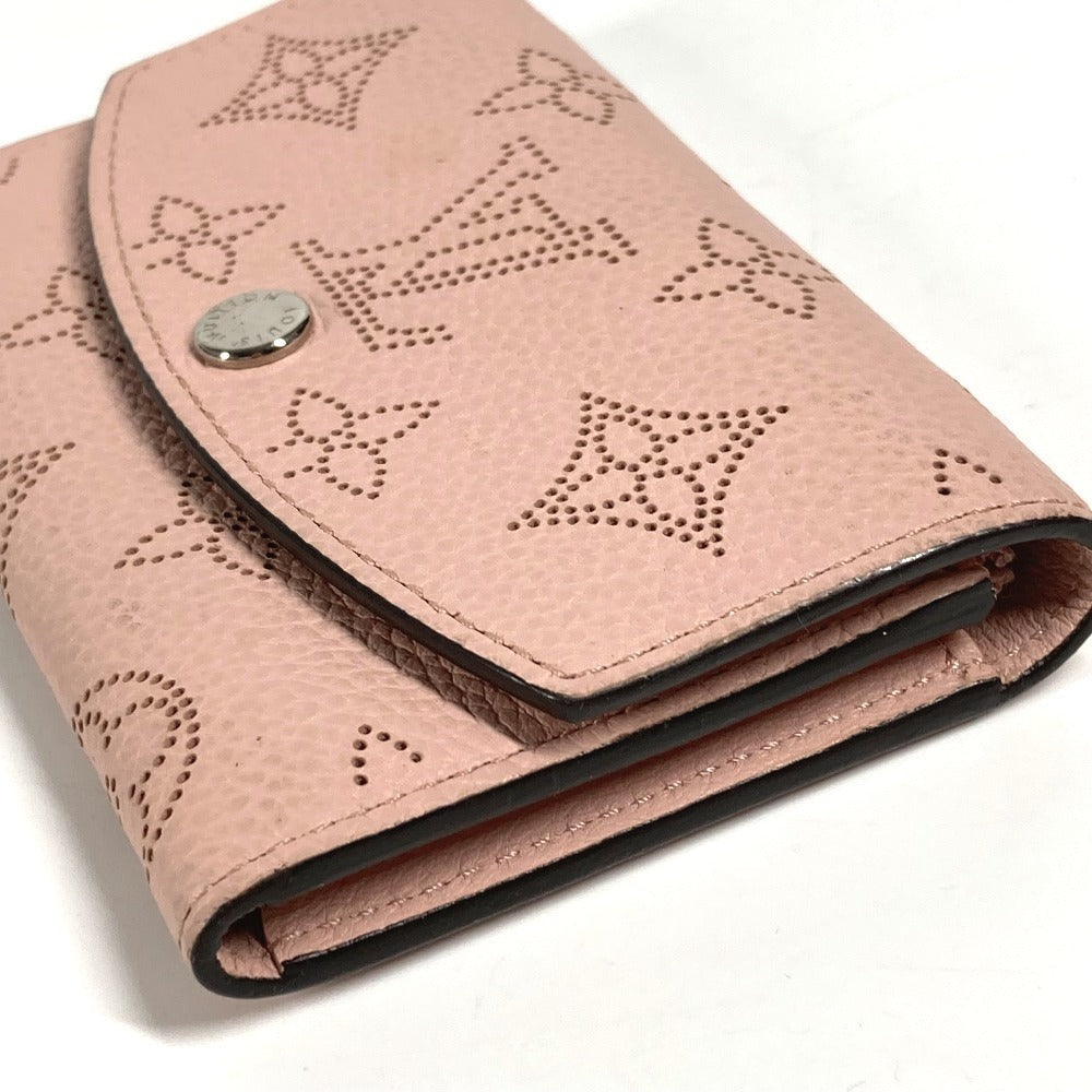 LOUIS VUITTON Folded wallet M64050 Monogram Mahina pink Monogram Mahina Portomone Anae