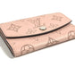 LOUIS VUITTON Folded wallet M64050 Monogram Mahina pink Monogram Mahina Portomone Anae
