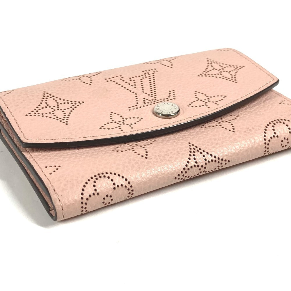 LOUIS VUITTON Folded wallet M64050 Monogram Mahina pink Monogram Mahina Portomone Anae