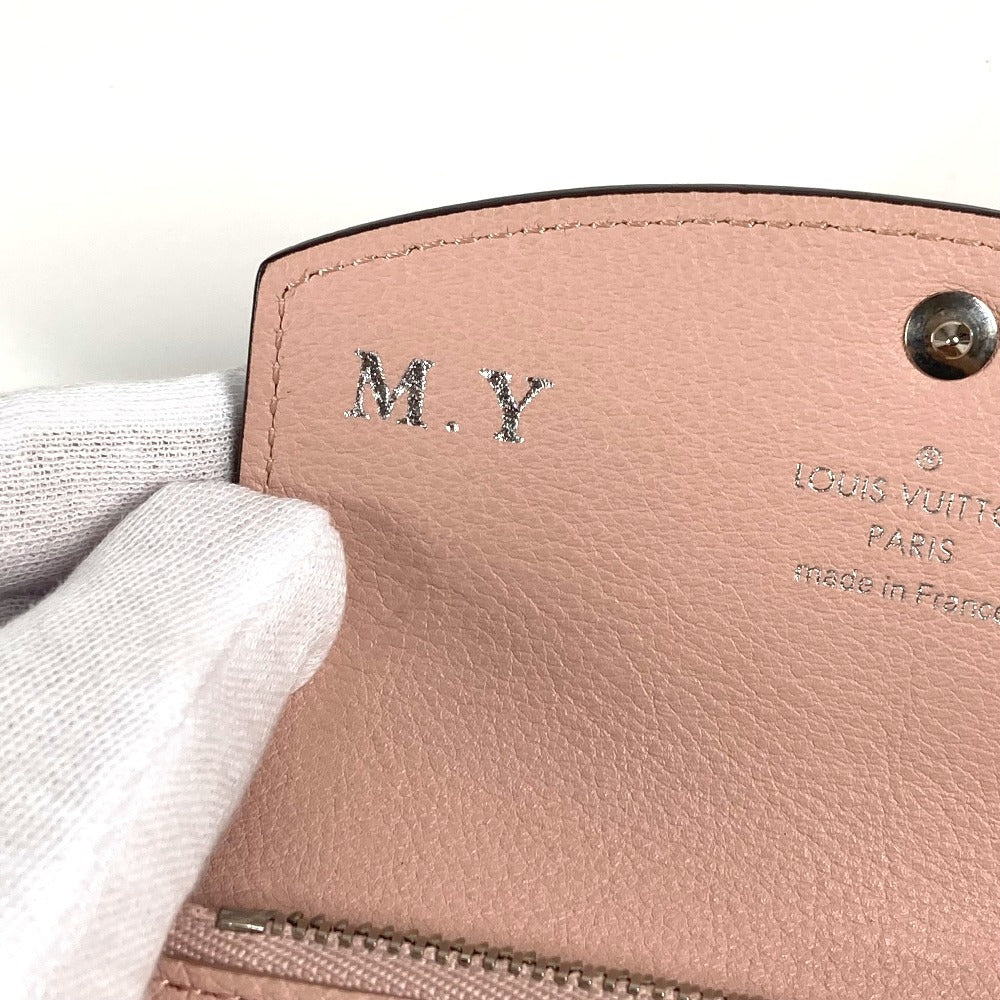 LOUIS VUITTON Folded wallet M64050 Monogram Mahina pink Monogram Mahina Portomone Anae