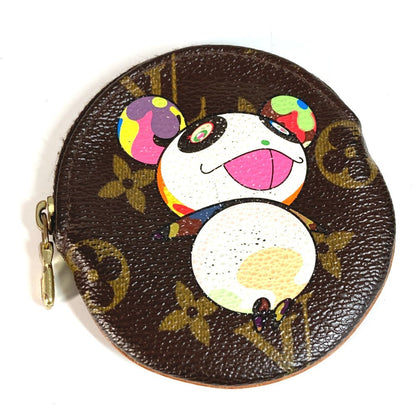 LOUIS VUITTON Coin case M61928 Monogram canvas Brown Monogram Panda Takashi Murakami Porto Moneron