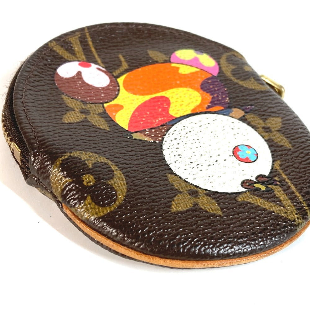 LOUIS VUITTON Coin case M61928 Monogram canvas Brown Monogram Panda Takashi Murakami Porto Moneron