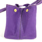 PRADA Handbag canvas purple logo Canapa