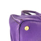 PRADA Handbag canvas purple logo Canapa