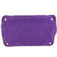 PRADA Handbag canvas purple logo Canapa