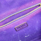PRADA Handbag canvas purple logo Canapa