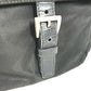 PRADA Shoulder Bag Nylon black Triangle logo plate