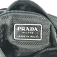 PRADA Shoulder Bag Nylon black Triangle logo plate