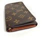 LOUIS VUITTON Folded wallet M61736 Monogram canvas Brown Monogram Portefeuille Tresol