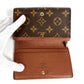 LOUIS VUITTON Folded wallet M61736 Monogram canvas Brown Monogram Portefeuille Tresol
