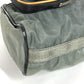 PRADA Handbag Leather / nylon Gray type Triangle logo plate