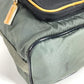 PRADA Handbag Leather / nylon Gray type Triangle logo plate