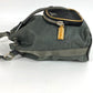 PRADA Handbag Leather / nylon Gray type Triangle logo plate
