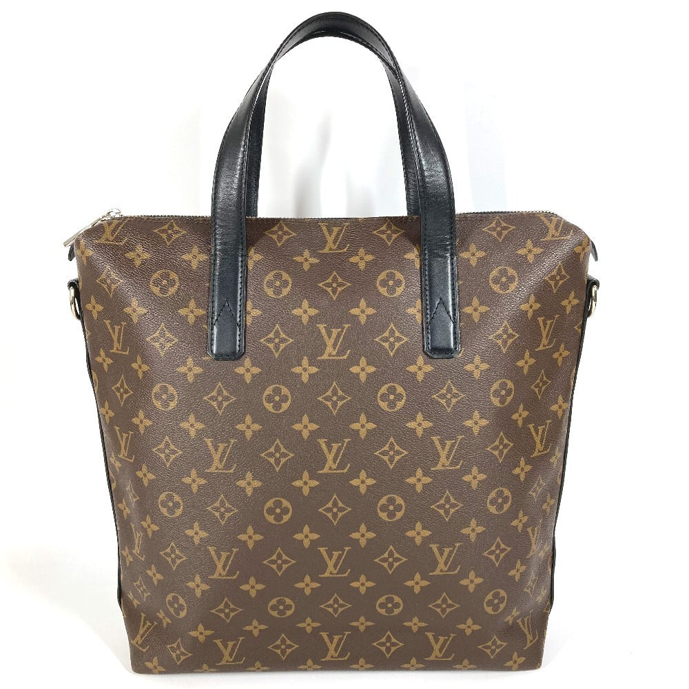 LOUIS VUITTON Tote Bag M40388 Monogram macacer canvas Brown Monogram macacer Kitan