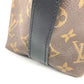 LOUIS VUITTON Tote Bag M40388 Monogram macacer canvas Brown Monogram macacer Kitan
